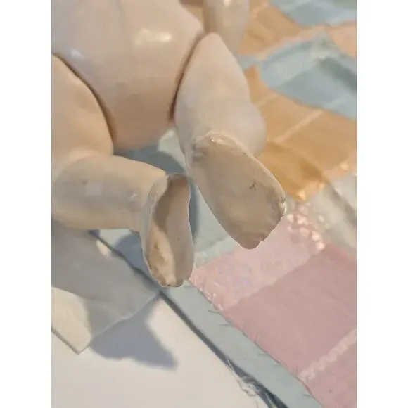 Antique German Bisque Head Doll Schoen Halbig S&H PB 4/0 w Clothing - Picture 11 of 13